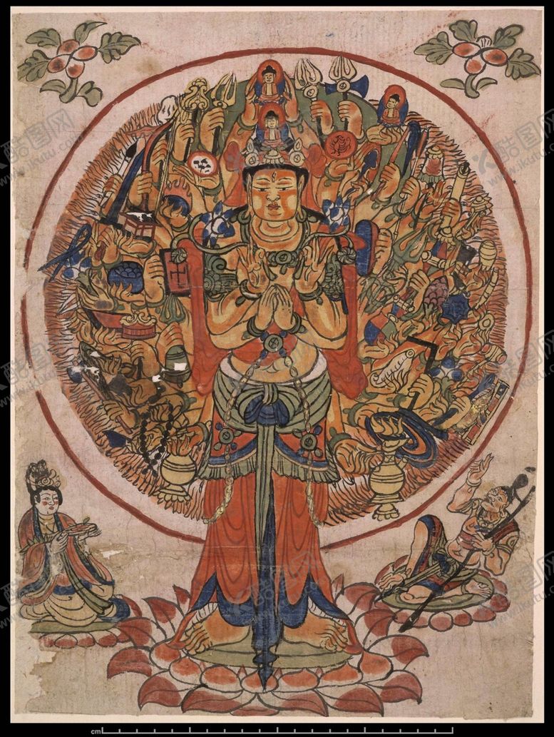 编号：22432109090115506920【酷图网】源文件下载-敦煌风格绘画图案