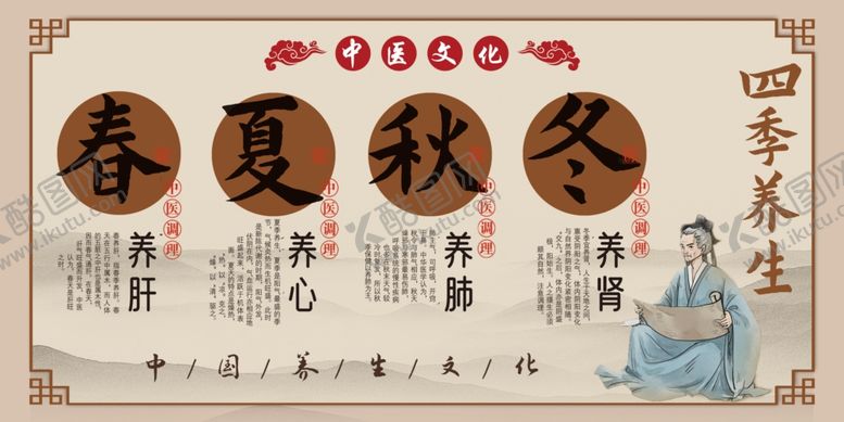 编号：45160206261416021266【酷图网】源文件下载-四季养生