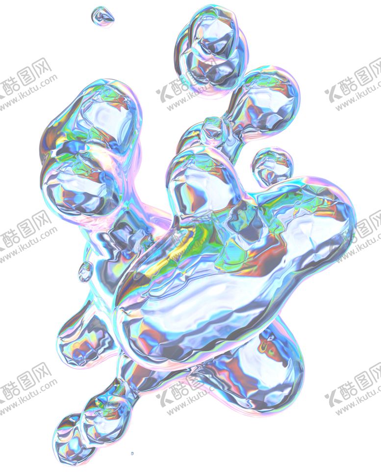 编号：17807409211456529985【酷图网】源文件下载-炫彩流动立体素材