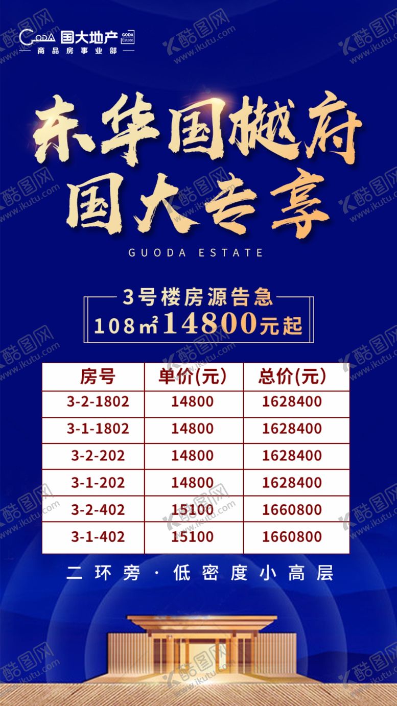 编号：51216410082153405438【酷图网】源文件下载-蓝色房源表简洁