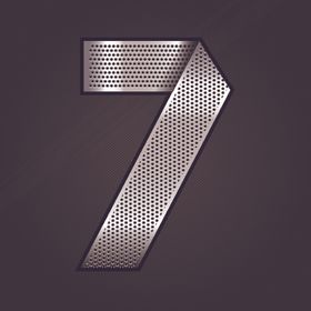 黄金字体金属艺术字设计银色素材