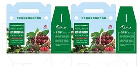 平面樱桃礼盒车厘子包装盒