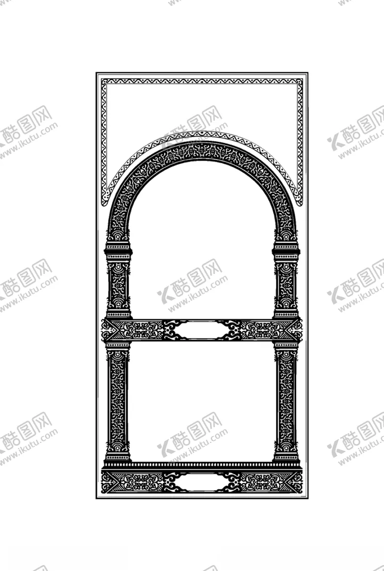 编号：61825905100340182555【酷图网】源文件下载-雕花图中式雕花西式雕花