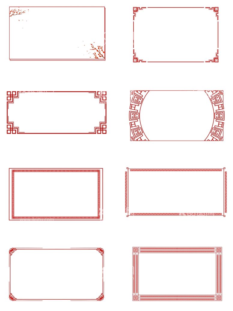 编号：87826003051258502082【酷图网】源文件下载-中式边框