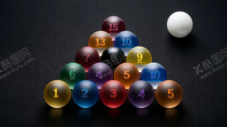 编号：70639304212300131968【酷图网】源文件下载-彩色玻璃弹珠堆叠造型