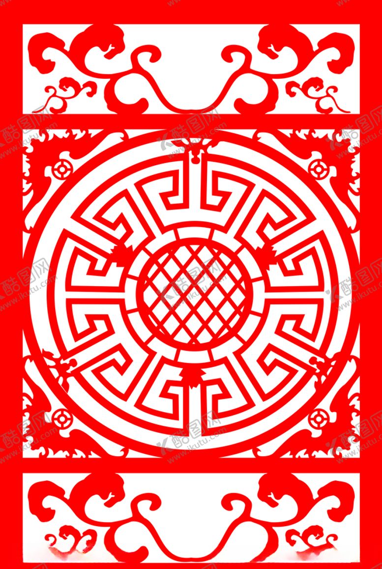 编号：11451306271725516309【酷图网】源文件下载-花纹屏风