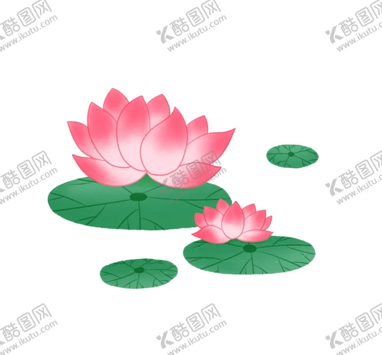 编号：91847806281613521109【酷图网】源文件下载-荷花插画