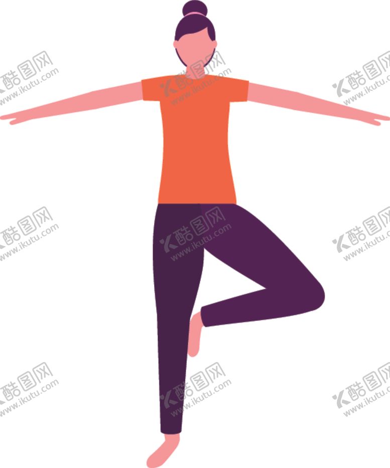 编号：79219704121502194351【酷图网】源文件下载-瑜伽动作