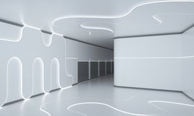c4d空间立体场景模型