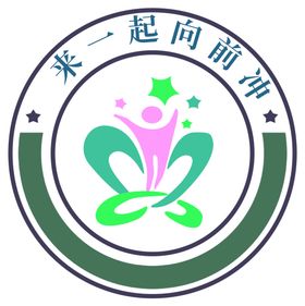 环形国风五角星