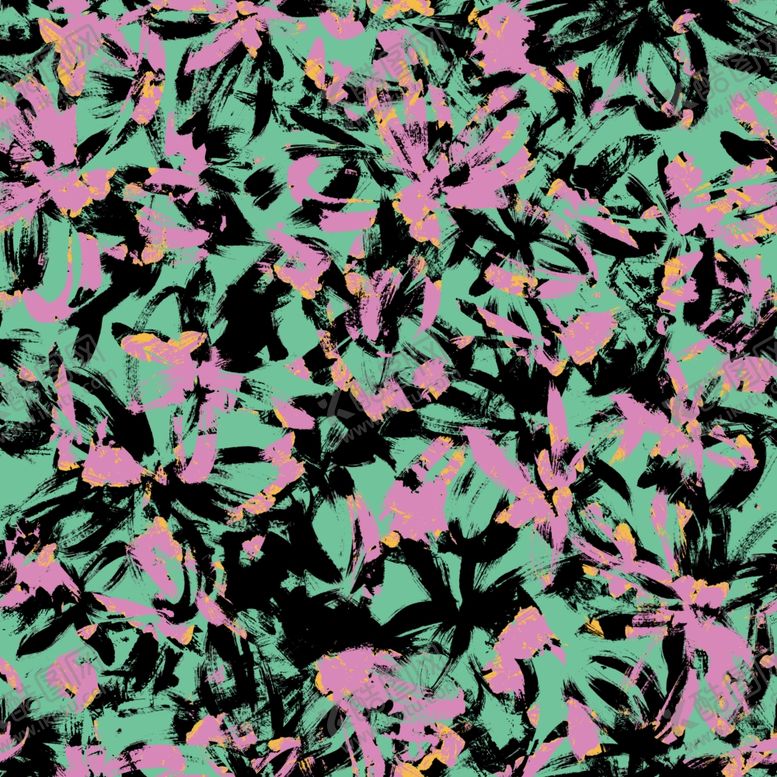 编号：81493209270002193685【酷图网】源文件下载-乱花大牌循环图矢量图位