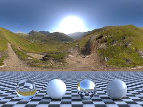 C4D自然环境贴图HDR贴图马路3d道路
