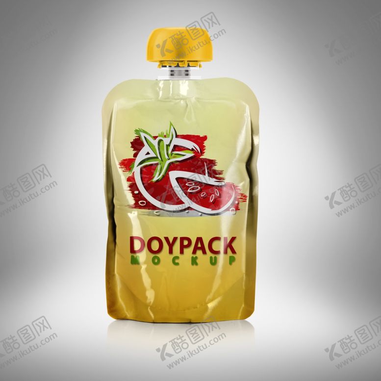 编号：58775109251413258083【酷图网】源文件下载-塑料袋果汁包装贴图样机