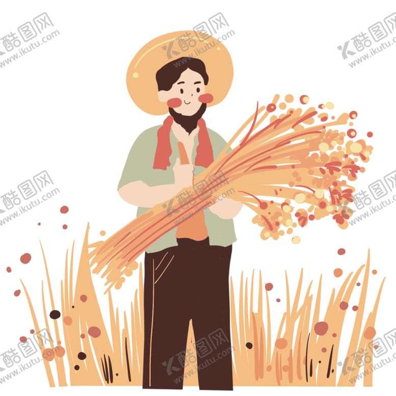 编号：54798106171923244037【酷图网】源文件下载-农民