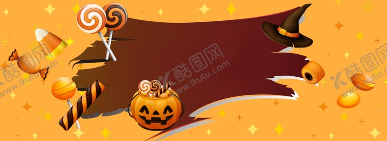编号：96218602121515585663【酷图网】源文件下载-万圣节南瓜城堡背景