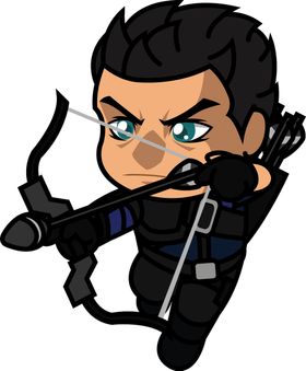 复仇者联盟Q版卡通人物鹰眼