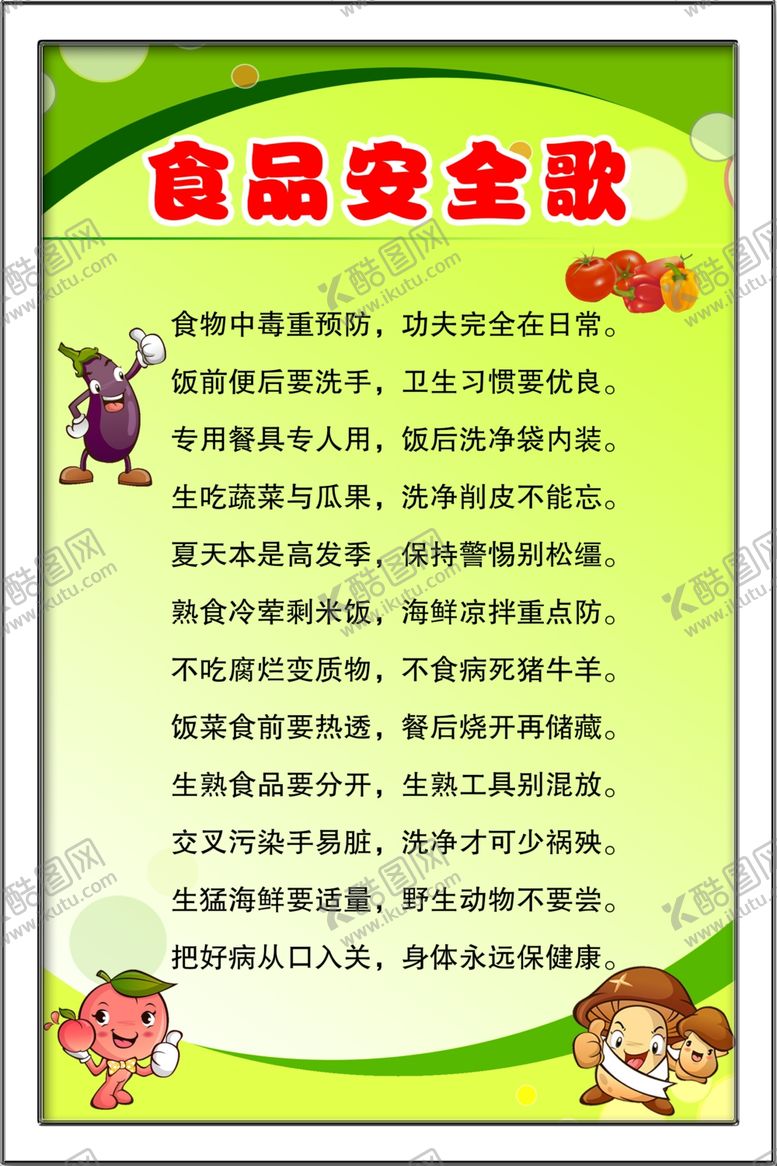 编号：78695010031729485955【酷图网】源文件下载-食品安全