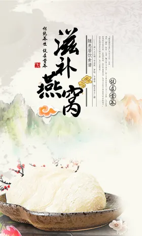 养生文化滋补燕窝网页详情页
