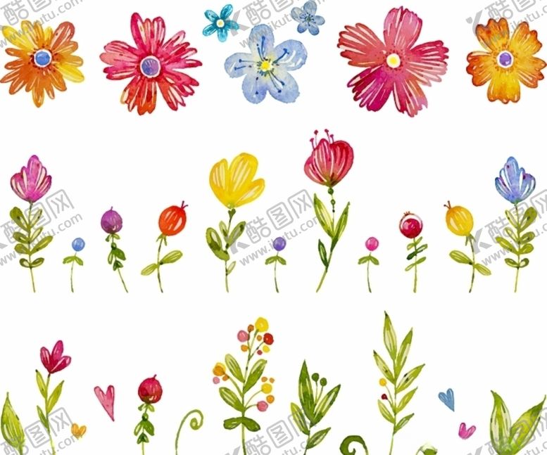 编号：36787009172159059081【酷图网】源文件下载-水彩植物