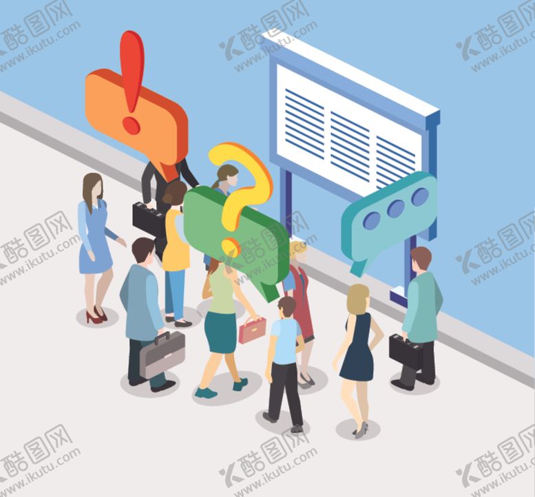编号：50124705190410138282【酷图网】源文件下载-扁平化职场