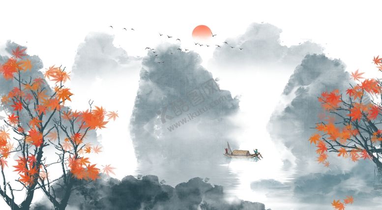 编号：81548707060720299029【酷图网】源文件下载-意境水墨山水