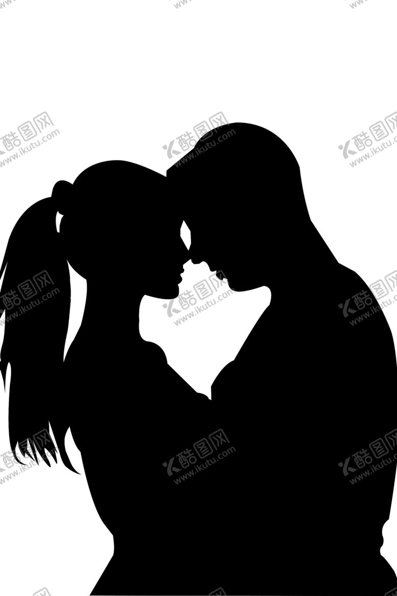 编号：68818010280722398012【酷图网】源文件下载-情侣剪影