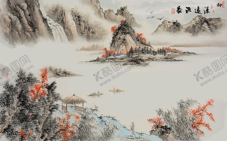 编号：78456106241959336266【酷图网】源文件下载-源远流长背景墙