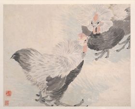 植物花鸟国画字画