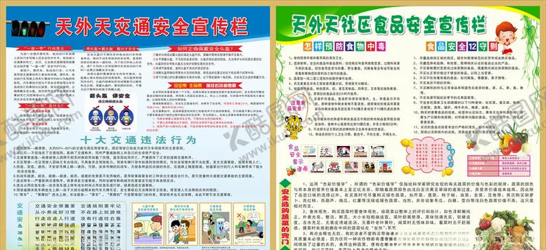 编号：71324204101825243179【酷图网】源文件下载-交通安全宣传栏