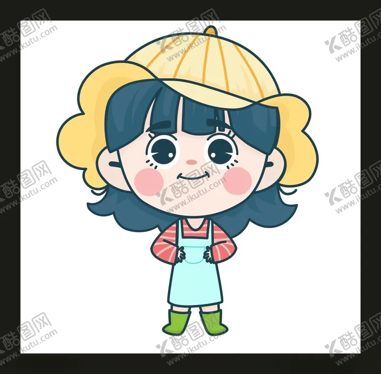 编号：30016002180936222219【酷图网】源文件下载-手绘女孩女人