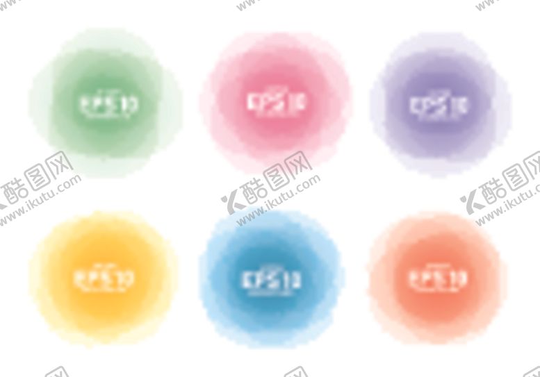 编号：67128310101536019364【酷图网】源文件下载-圆形彩色图标