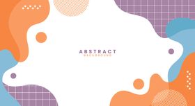 多彩抽象流体背景图案