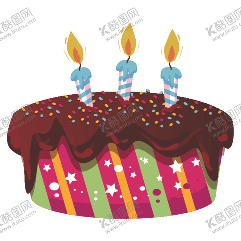 编号：31225405102310582833【酷图网】源文件下载-生日蛋糕