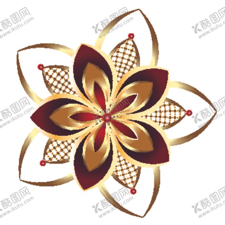 编号：43068510100649193608【酷图网】源文件下载-欧式金色花纹图案