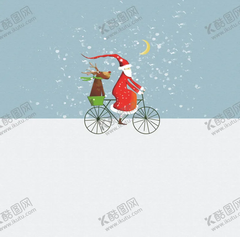 编号：34084106261941162724【酷图网】源文件下载-圣诞骑车老人圣诞老人