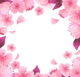 樱花树AI设计素材壁纸