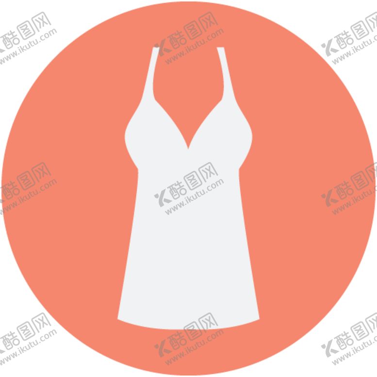 编号：38196110262143007225【酷图网】源文件下载-连衣裙图标