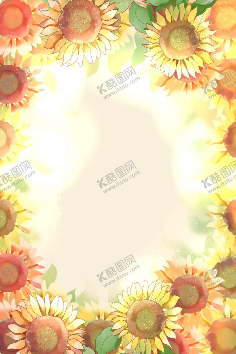 编号：58928406260041506891【酷图网】源文件下载-秋天遇见秋天向日葵落叶