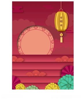春节祝福插画海报