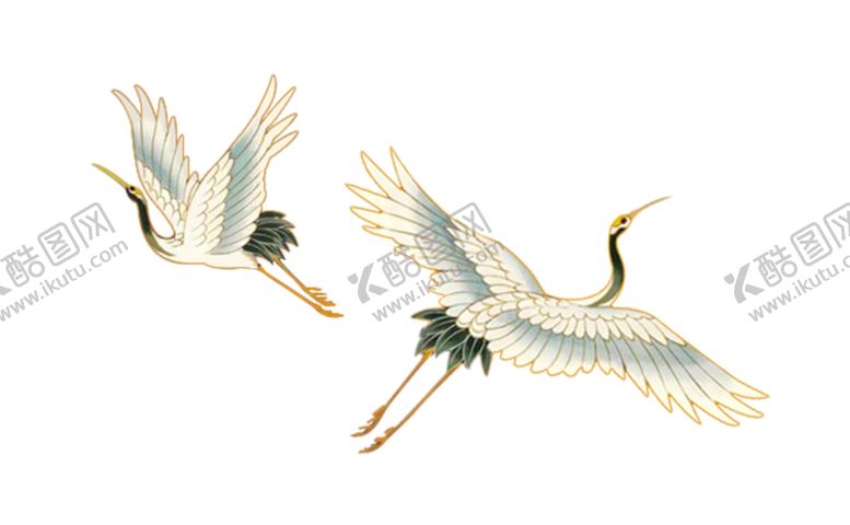 编号：39818311011848242759【酷图网】源文件下载-中国风古典仙鹤