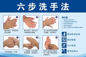 六步洗手法