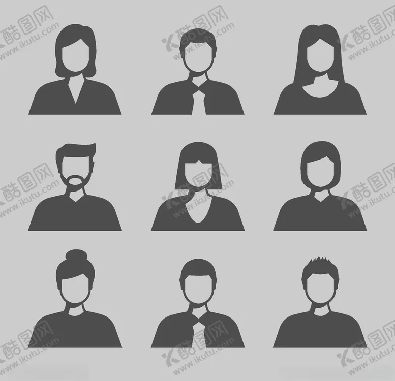 编号：48864406301151349492【酷图网】源文件下载-人物剪影