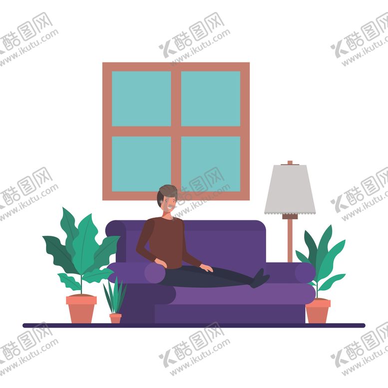 编号：35655110291136058428【酷图网】源文件下载-家庭成员生活插画