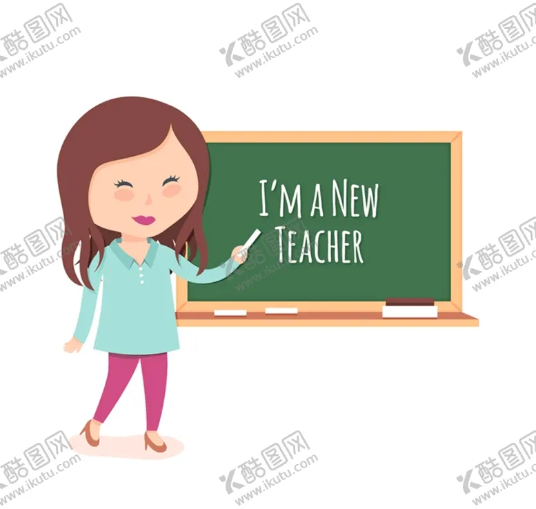 编号：13864509261600019324【酷图网】源文件下载-卡通女教师矢量