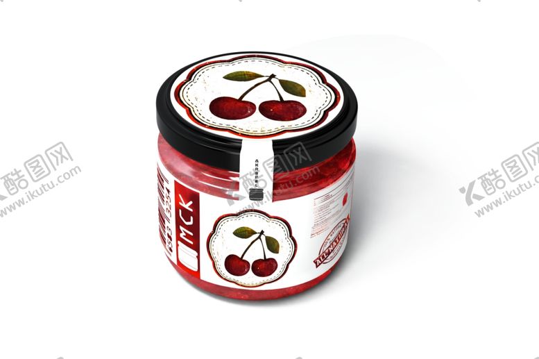 编号：76168809130234109735【酷图网】源文件下载-4视角矮装玻璃罐头瓶贴图样机