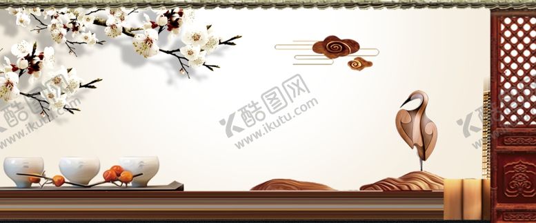 编号：20684309300242559077【酷图网】源文件下载-中式背景墙中式背景素材背景