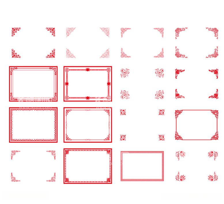 编号：22778312130602025429【酷图网】源文件下载-复古边框