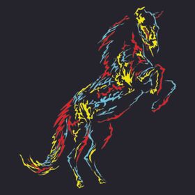 简笔画马