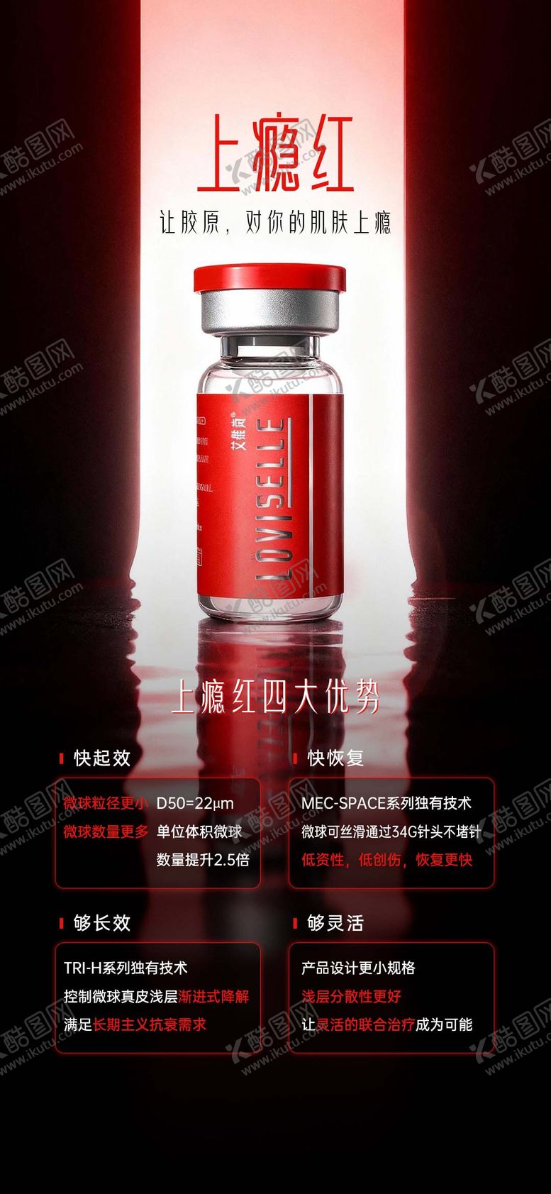 编号：46572512211505007356【酷图网】源文件下载-艾维岚上瘾红优势海报