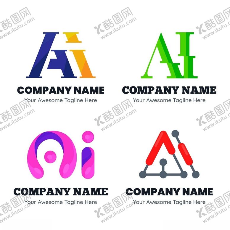 编号：72161701280423077501【酷图网】源文件下载-人工智能logo